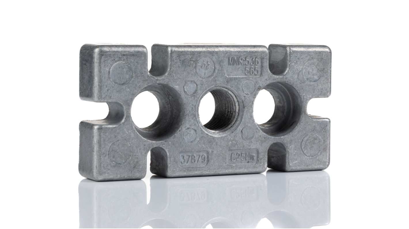 Bosch Rexroth M16 Leveling Foot Plate, Connecting Component, Strut Profile 45 mm, Groove Size 8mm