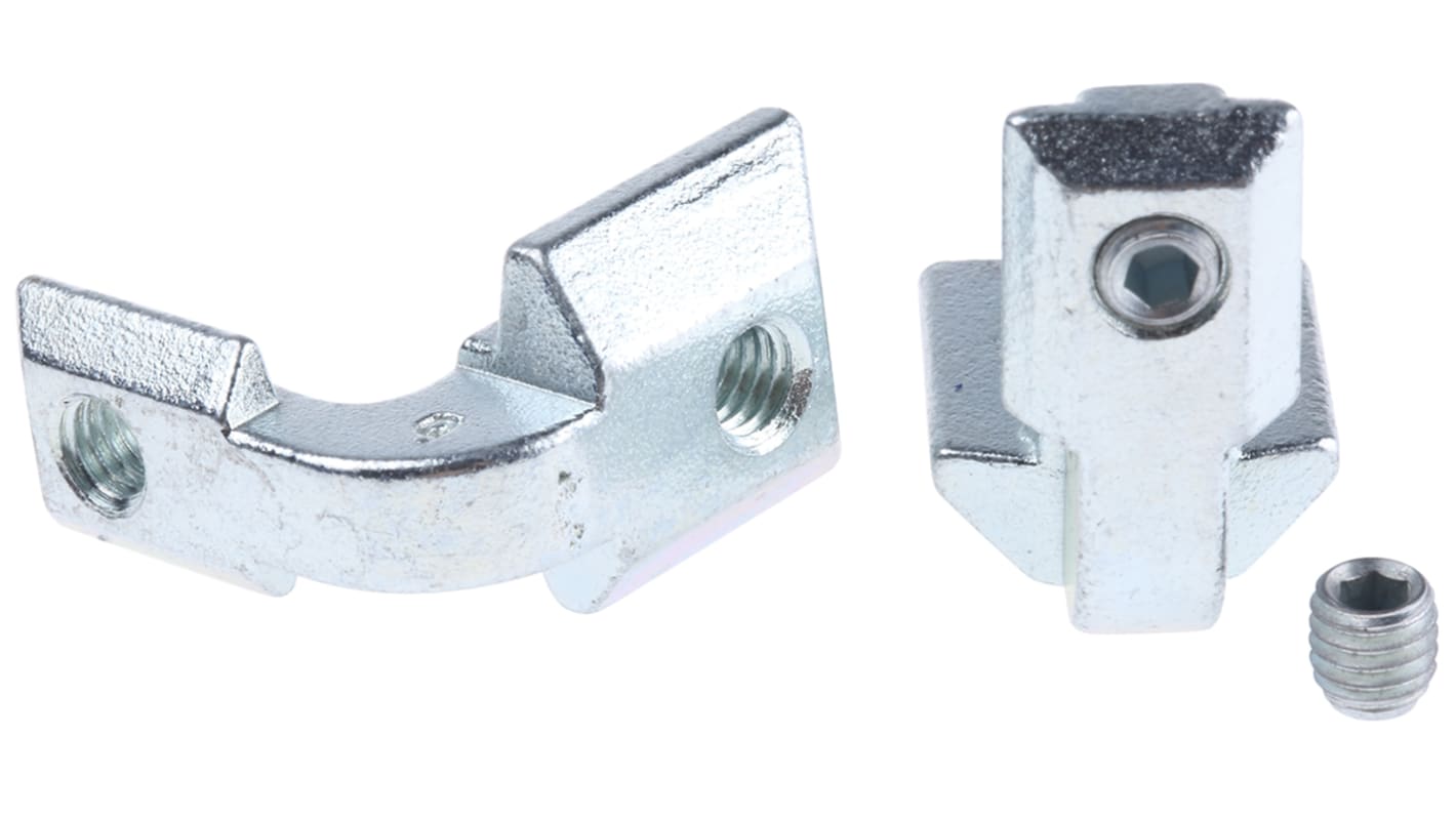 Support intérieur Bosch Rexroth, profilé 20 mm, 30 mm, filetage M5, rainure 6mm en Acier Galvanisé