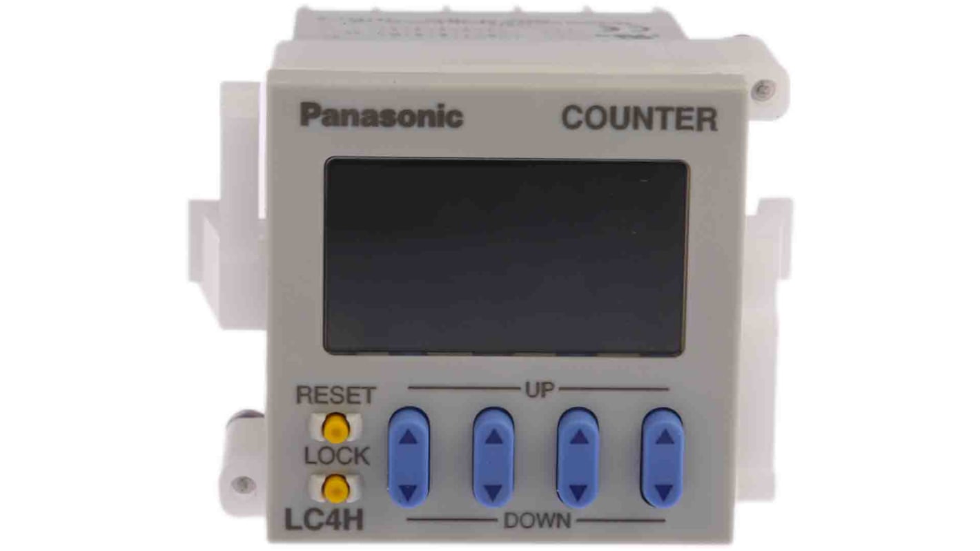 Compteur Panasonic 12→24 V c.c. LCD 4 digits