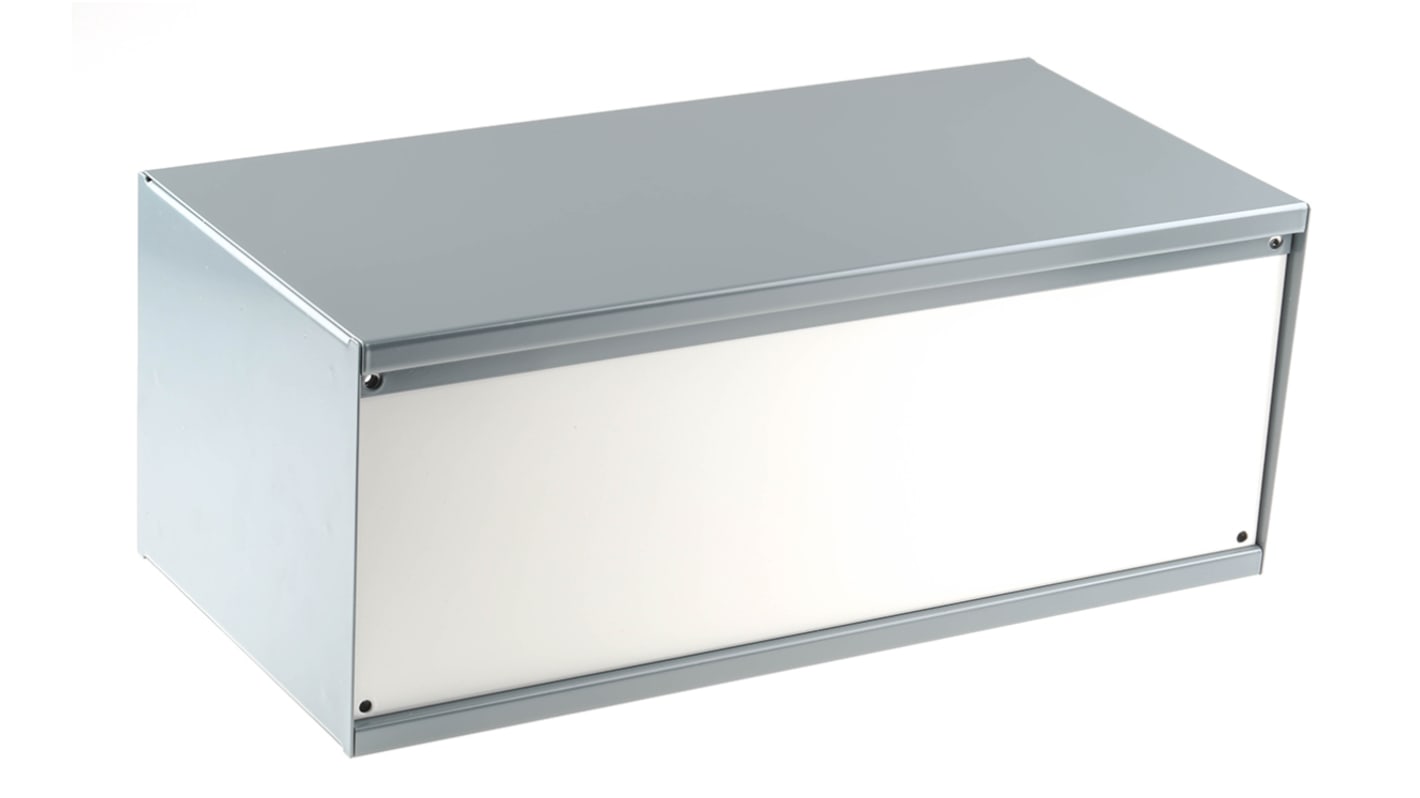 RS PRO Grey Cold Rolled Steel Instrument Case, 406 x 197 x 159mm