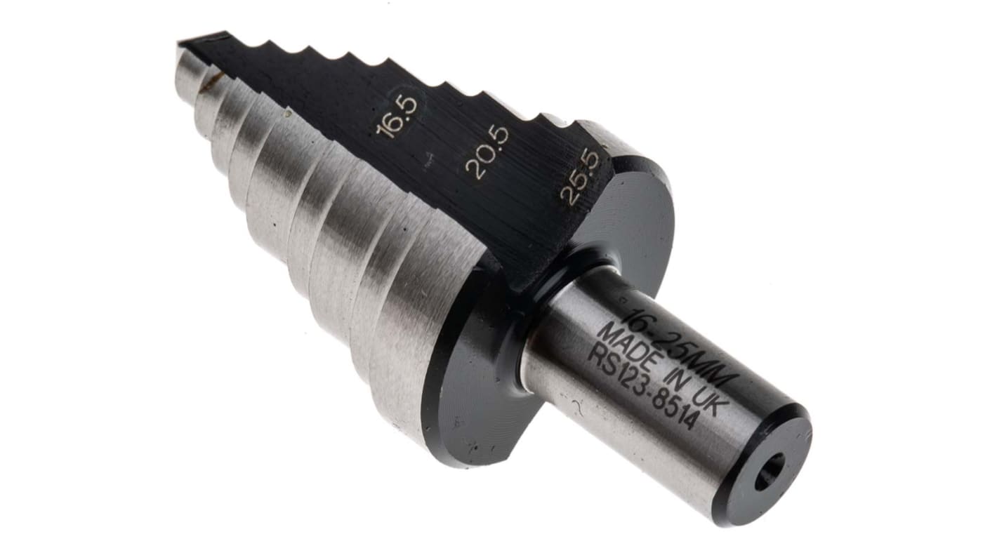 RS PRO HSS Step Drill Bit 6mm x 10mm