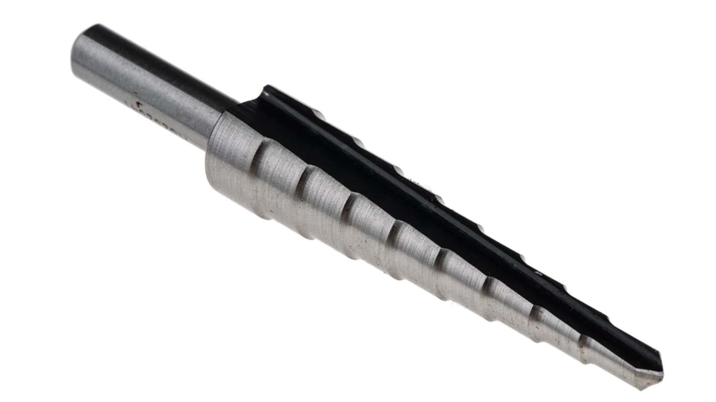 RS PRO HSS Step Drill Bit 4mm x 12mm