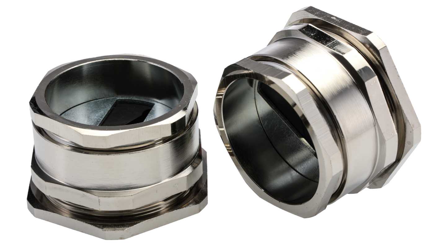 Lapp SKINDICHT Series Metallic Nickel Plated Brass Cable Gland, M63 Thread, 5mm min., 12mm max., IP54