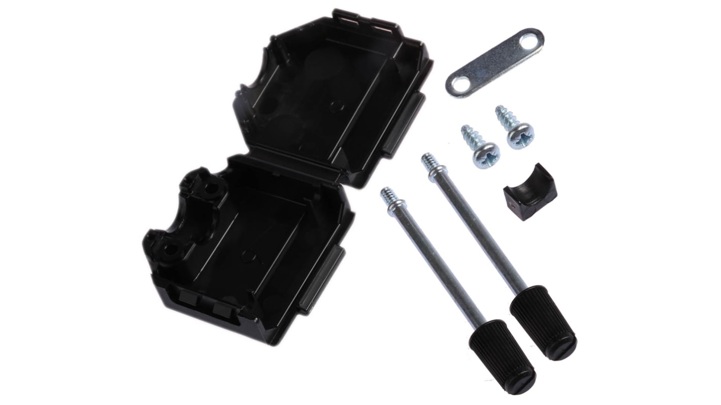Amphenol Communications Solutions Nylon D Sub Backshell, 9 Way