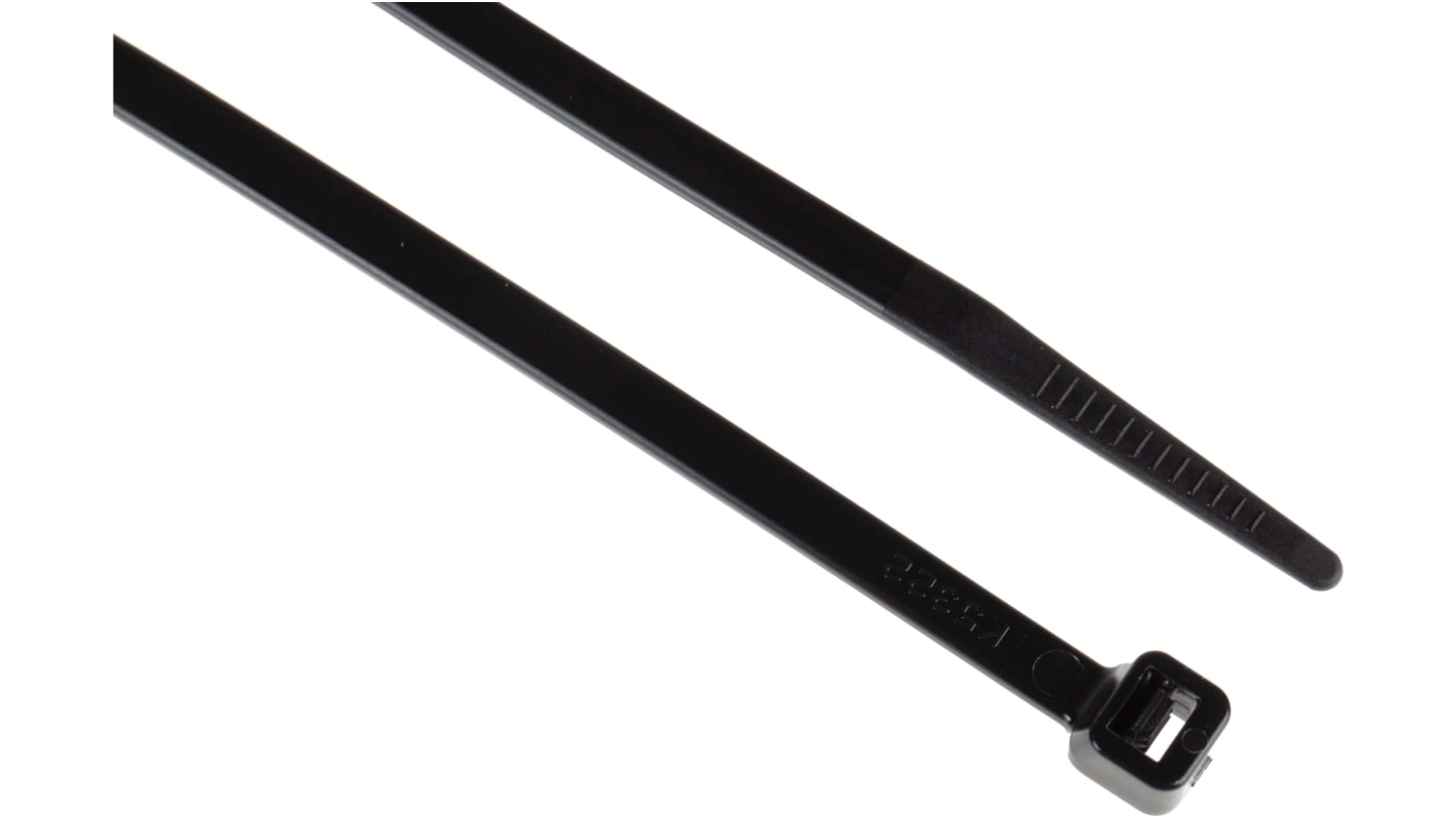 Brida RS PRO de Nylon 66 Negro, 203mm x 4,6 mm, No reutilizable
