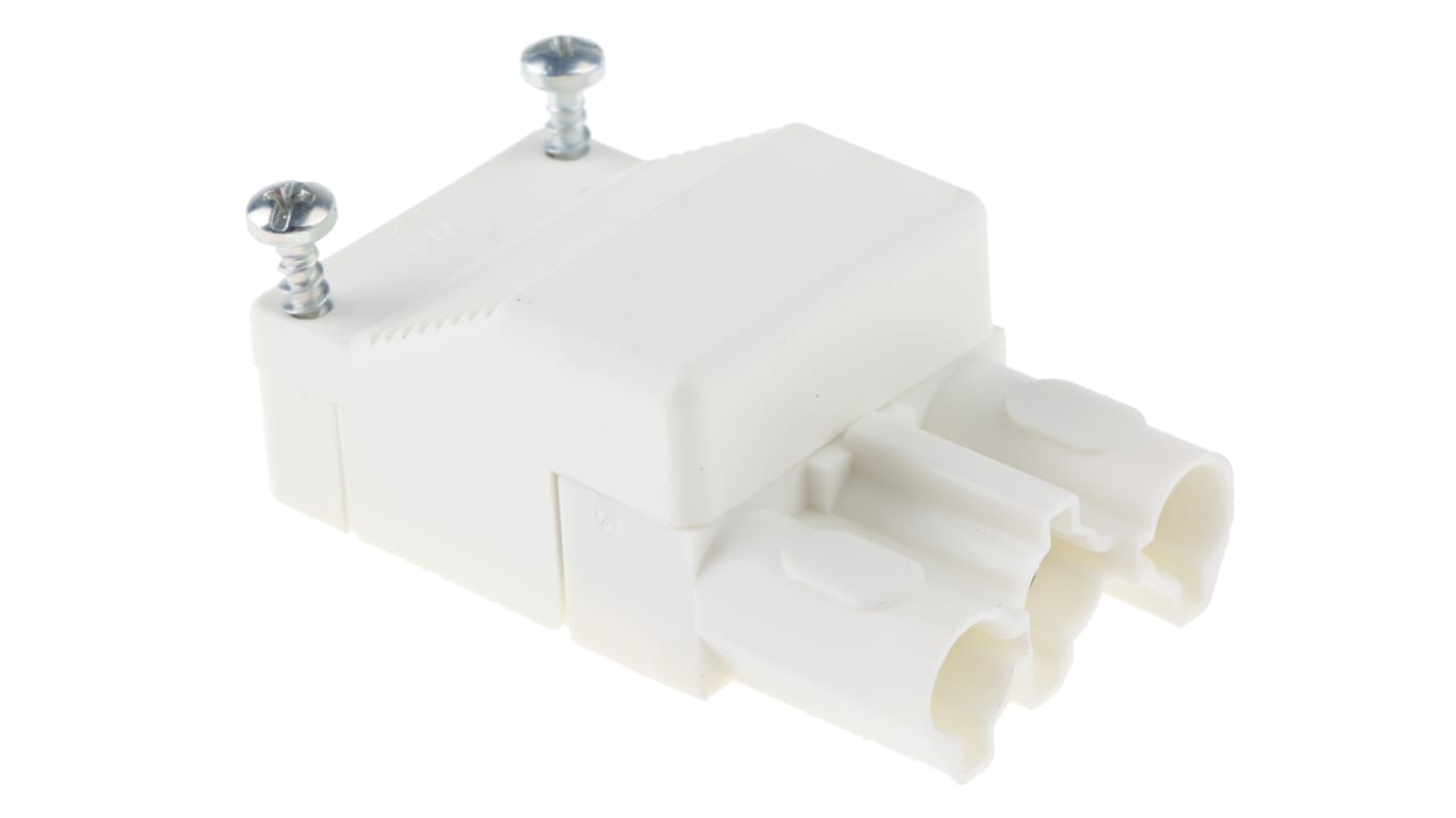 Wieland ST18 Series Connector, 3-Pole, Female, 16A, IP20