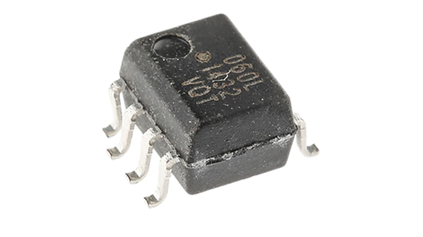 Broadcom, HCPL-060L-000E DC Input Phototransistor Output Optocoupler, Surface Mount, 8-Pin SOIC