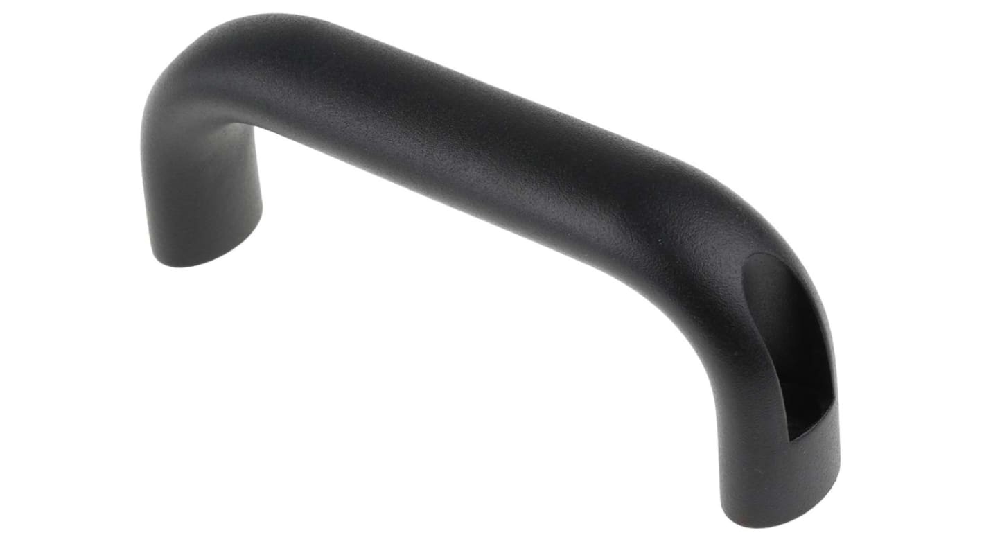 RS PRO Black Aluminium Handle 55 mm Height, 26mm Width, 146mm Length