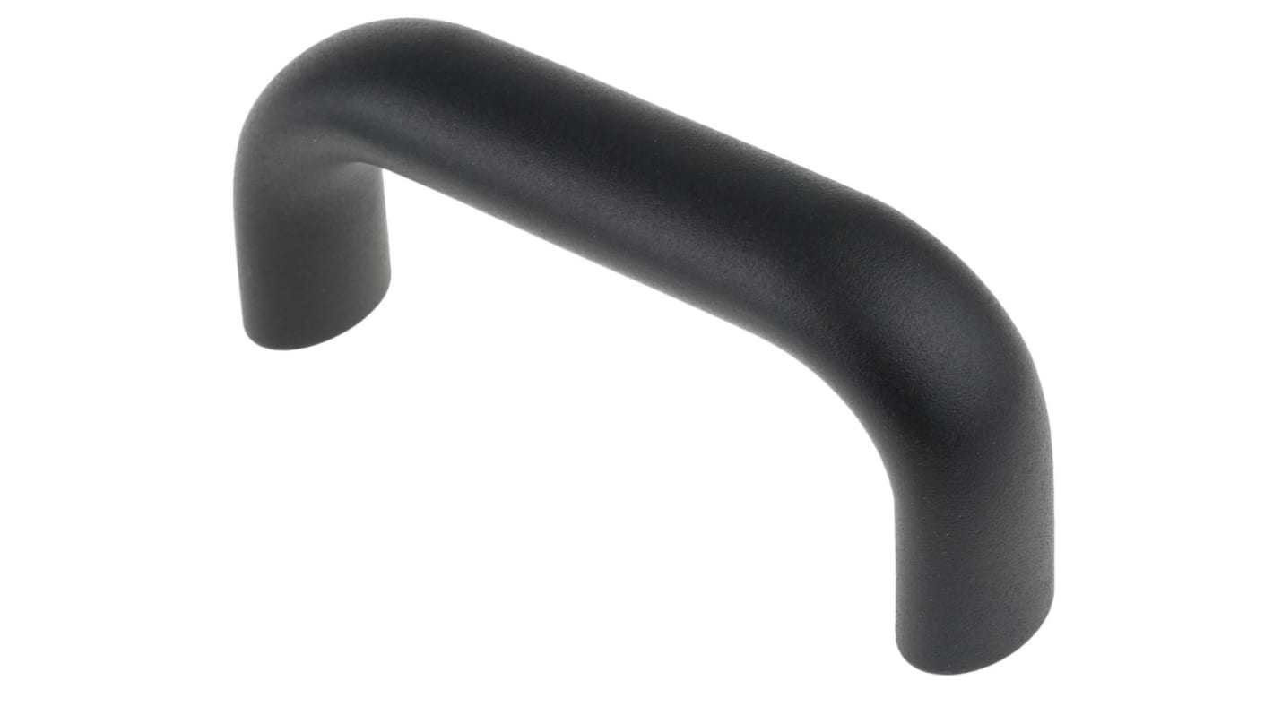 RS PRO Black Aluminium Handle 53 mm Height, 26mm Width, 129mm Length
