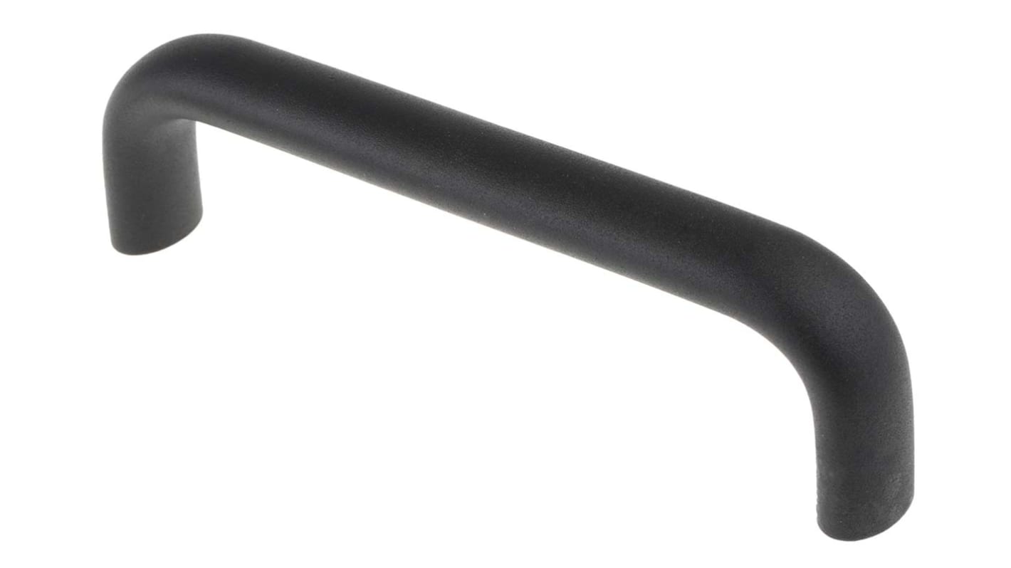 RS PRO Black Aluminium Handle 57 mm Height, 26mm Width, 209mm Length