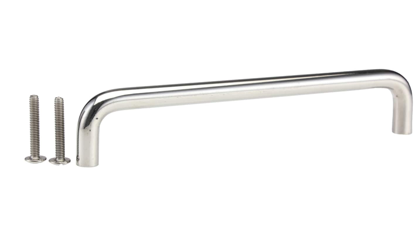 RS PRO Silver Stainless Steel Handle 30 mm Height, 9mm Width, 159mm Length