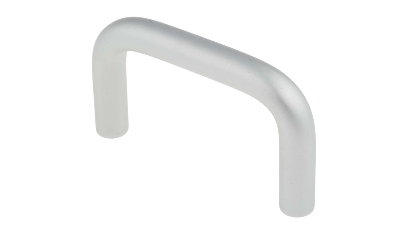 RS PRO Silver Aluminium Handle 34 mm Height, 8mm Width, 60mm Length