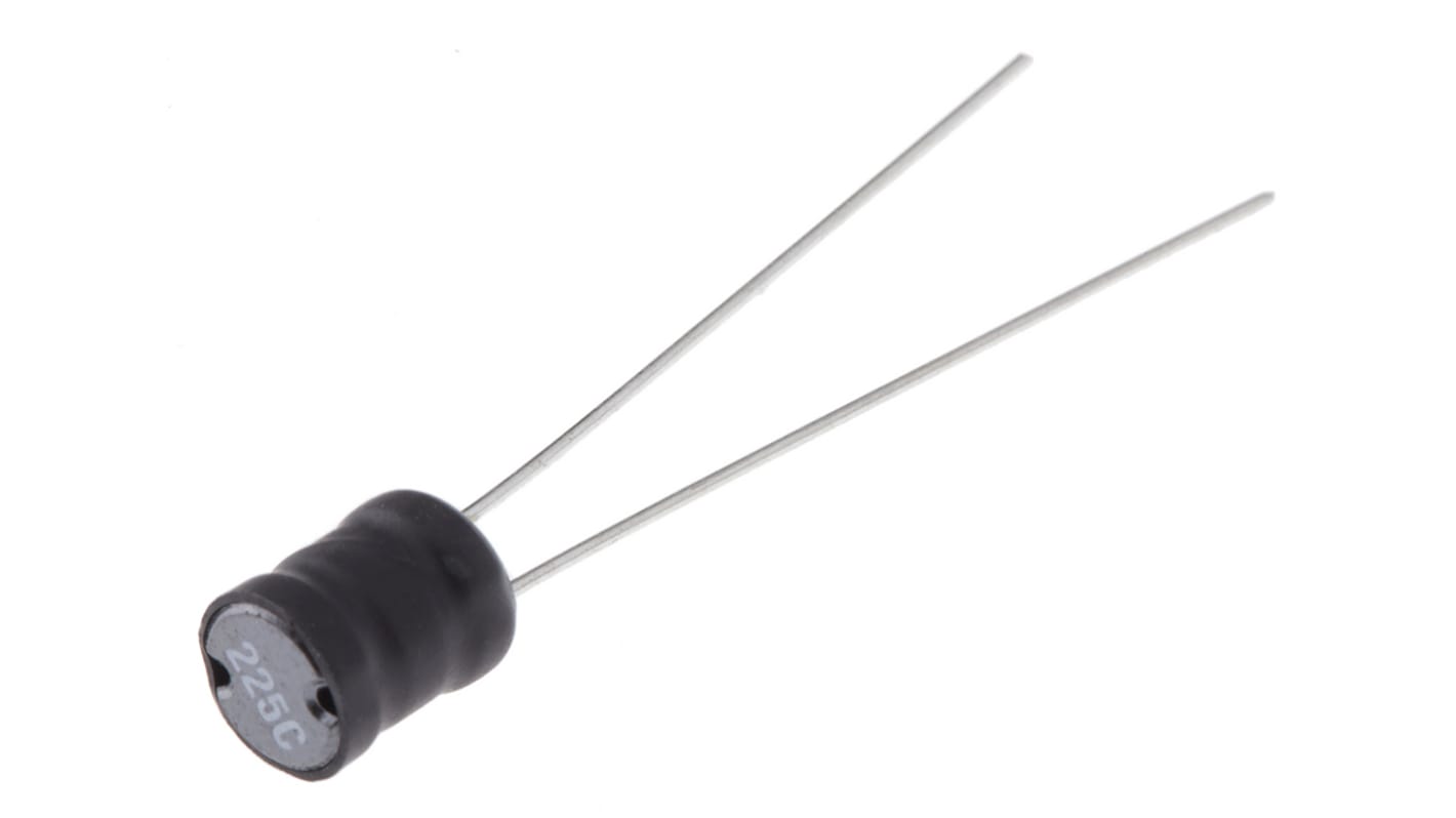 Murata 2.2 mH ±10% Radial Inductor, Max SRF:1.7MHz, Q:90, 110mA Idc, 8.58Ω Rdc, 2200R