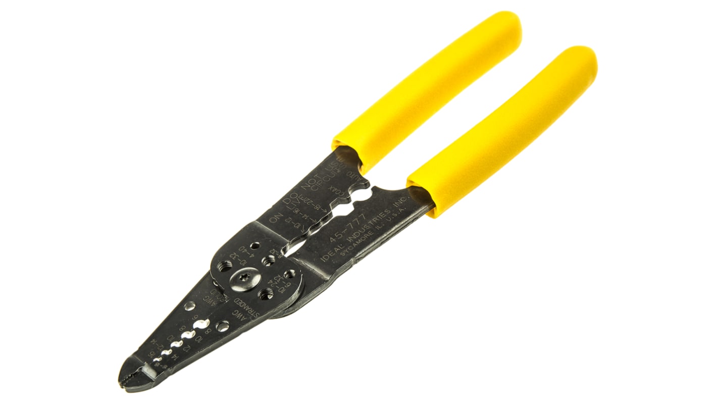 Ideal 45 Series Wire Stripper, 18 AWG Min, 8AWG Max, 209 mm Overall