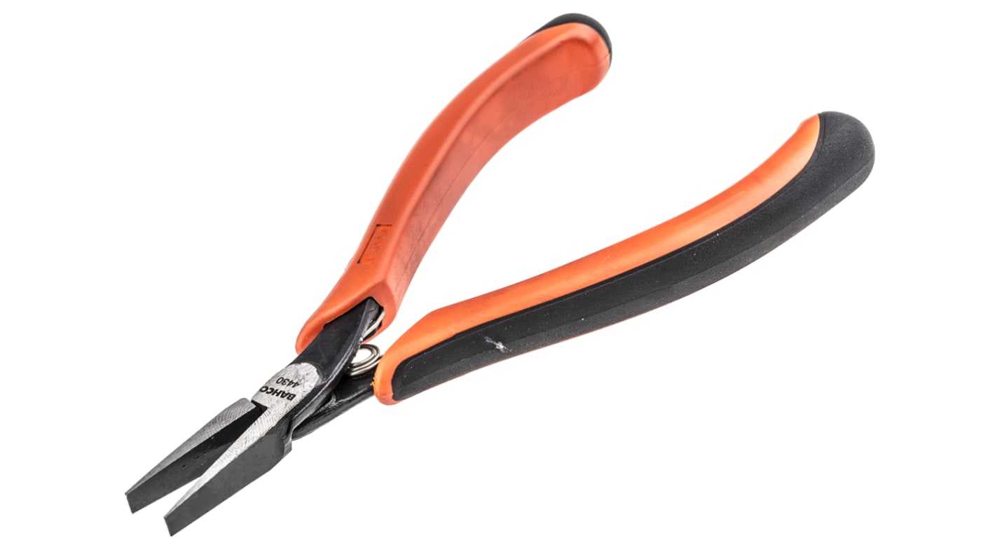 Bahco 4433 Flat Nose Pliers, 135 mm Overall, Straight Tip, 26mm Jaw