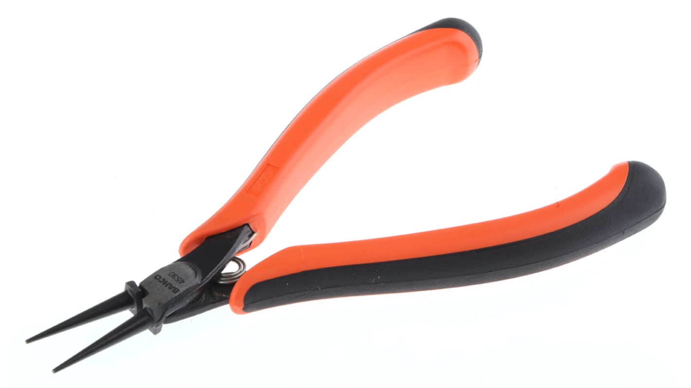 Bahco Round Nose Pliers, 135 mm Overall, 22mm Jaw