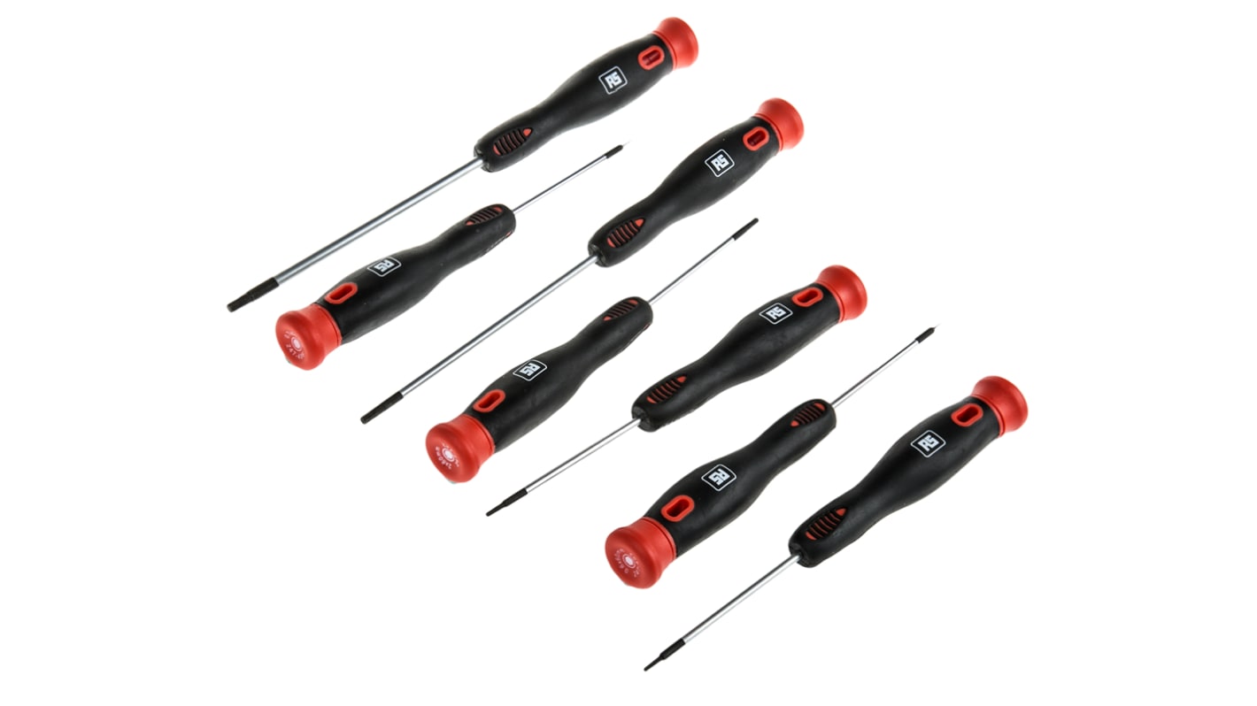 RS PRO Hexagon Precision Screwdriver Set 7 Piece