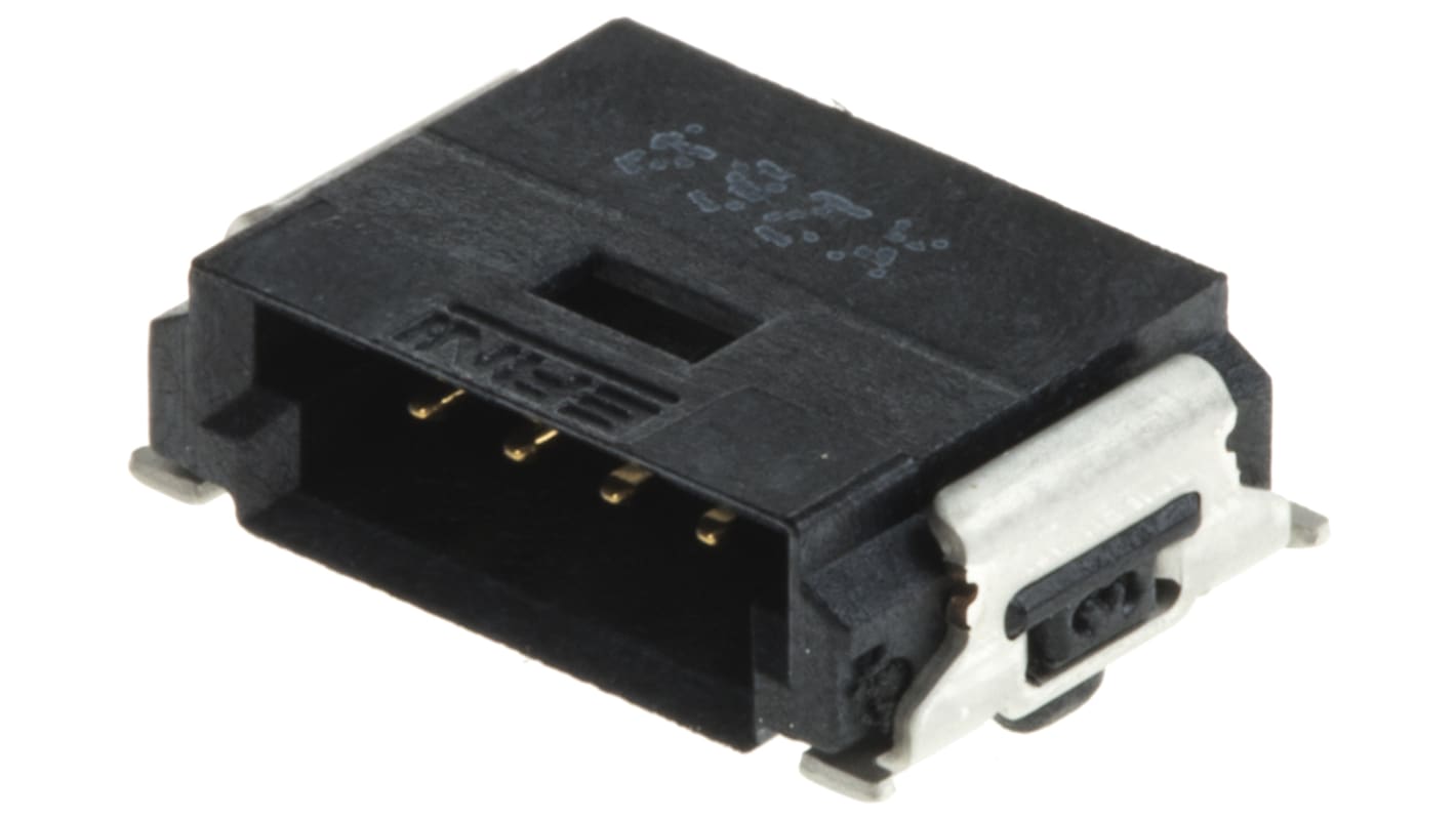 Wtyk PCB 4-pinowe raster: 1.27mm -rzędowe ERNI Montaż powierzchniowy 4.0A
