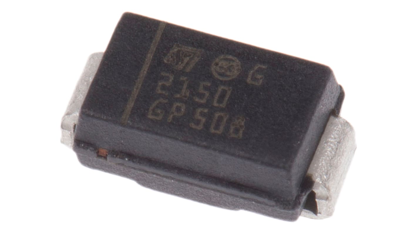 STMicroelectronics 150V 2A, Schottky Diode, 2-Pin DO-214AC STPS2150A