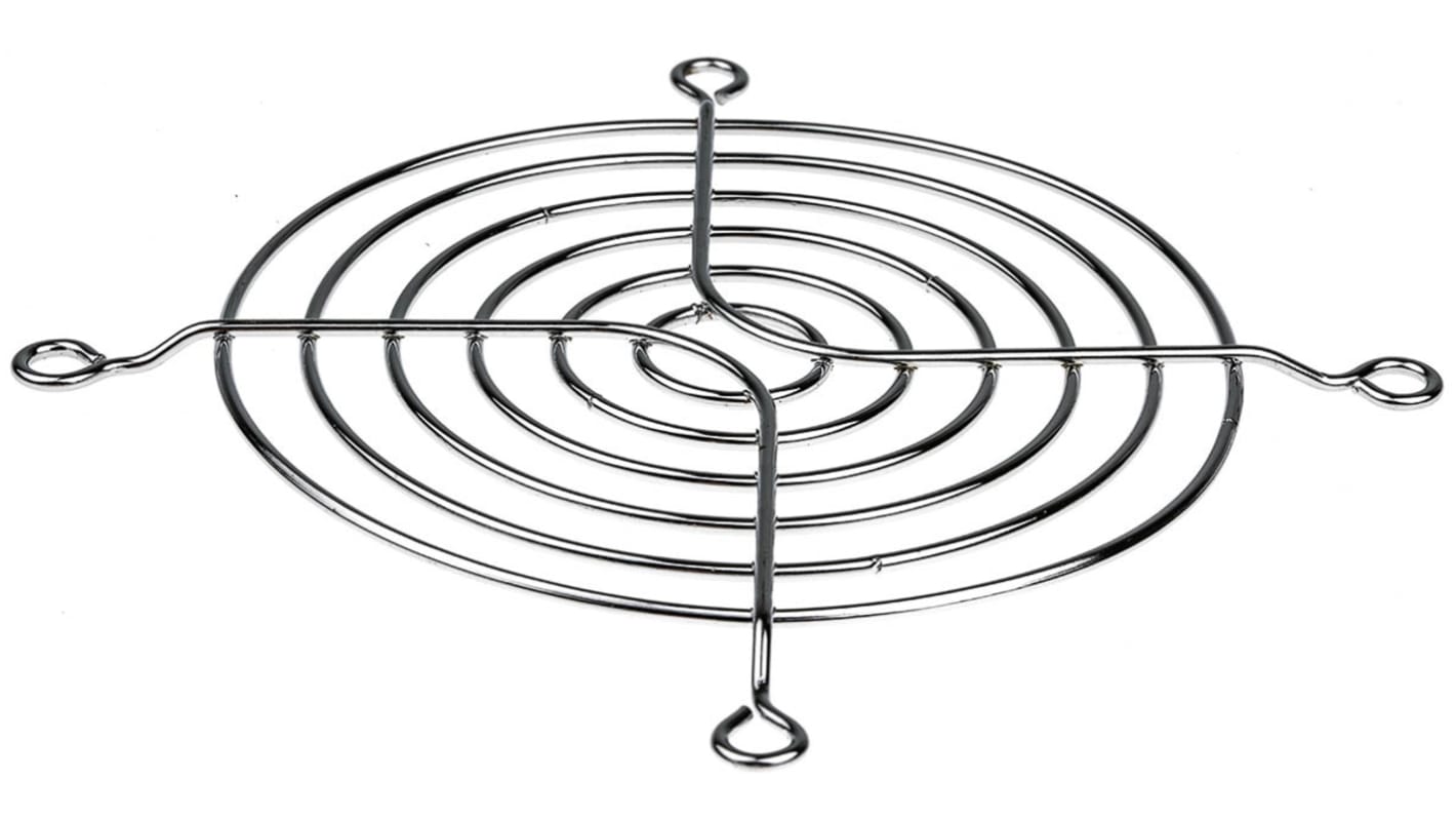 ebm-papst LZ23K Series Steel Finger Guard for 92mm Fans, 82.5mm Hole Spacing