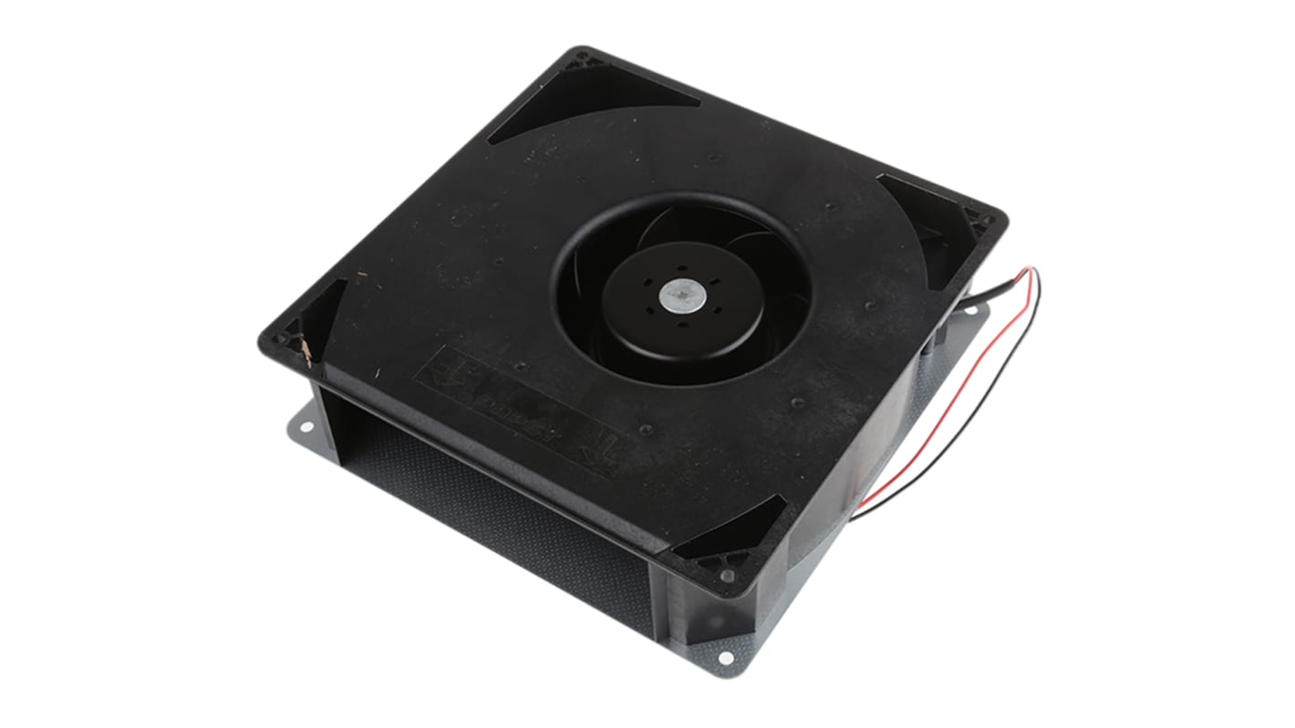 ebm-papst RG 160 NTD Series Centrifugal Fan, 24 V dc, 308m³/h, DC Operation, 220 x 220 x 56mm