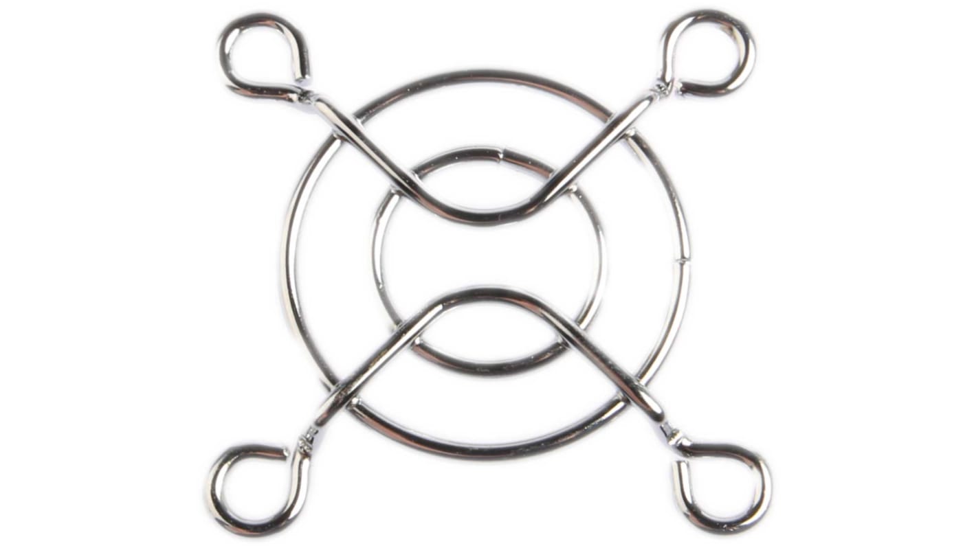 ebm-papst LZ29-1 Series Steel Finger Guard for 40mm Fans, 32mm Hole Spacing