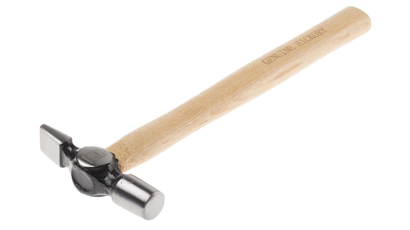 RS PRO Hammer, Kugelhammer aus Stahl Holz-Stiel 280g