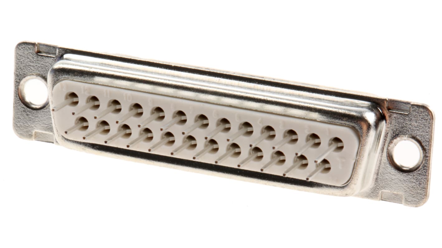 Amphenol Communications Solutions D-subコネクタ, 25極, オス, スルーホール実装, DB25P364TXLF