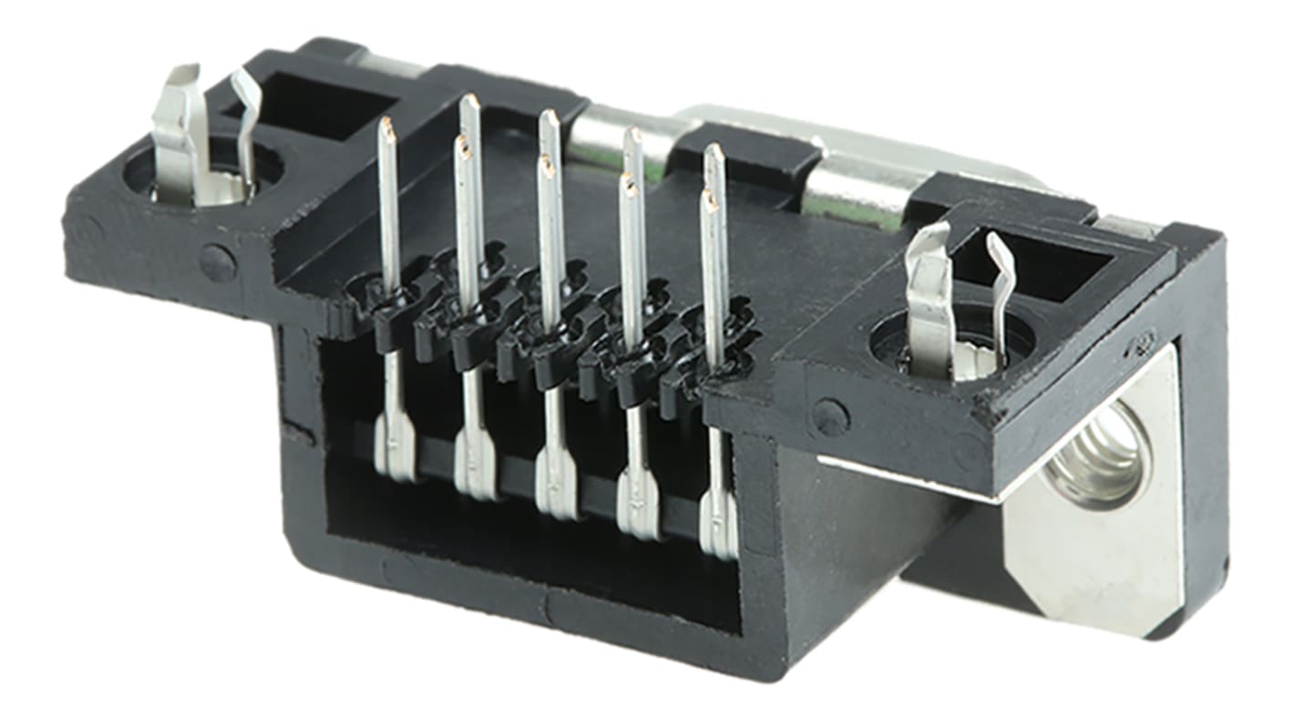 Amphenol Communications Solutions D-subコネクタ, 9極, メス, スルーホール実装, D09S13B4GX00LF