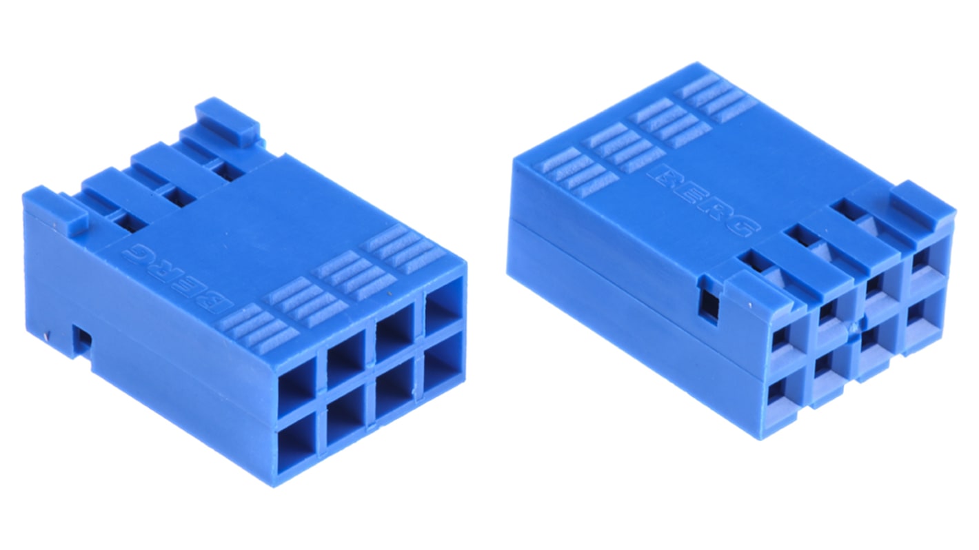 Amphenol Communications Solutions, DUBOX Female Connector Housing, 2.54mm Pitch, 8 Way, 2 Row