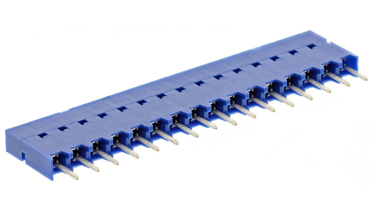 Gniazdo PCB 16 -pinowe raster: 2.54mm Listwa gniazdowa Proste Przewlekany