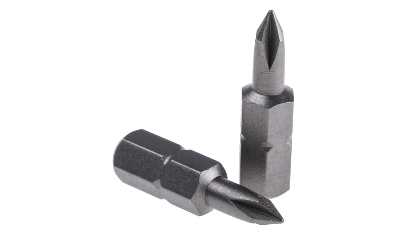 RS PRO Phillips Screwdriver Bit, PH0 Tip