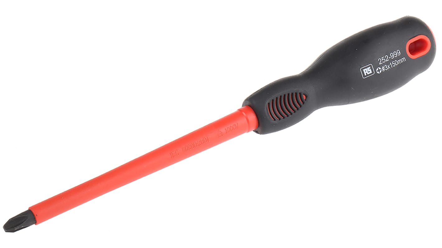 RS PRO Phillips, PH3 Tip, 150 mm Blade, VDE/1000V