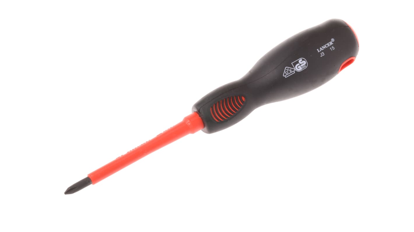 RS PRO Phillips, PH1 Tip, 80 mm Blade, VDE/1000V