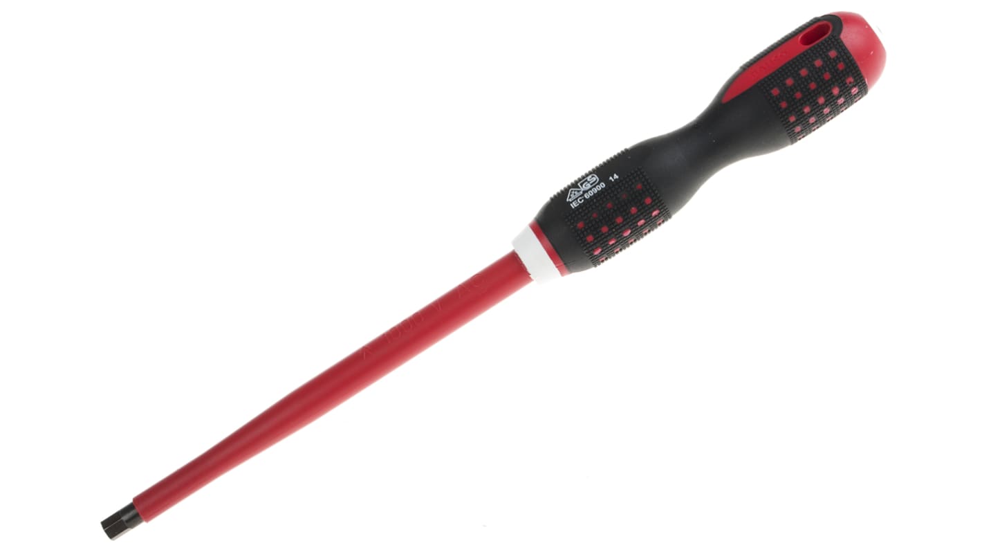 Bahco Hexagon  Screwdriver, 8 mm Tip, 200 mm Blade, VDE/1000V, 322 mm Overall