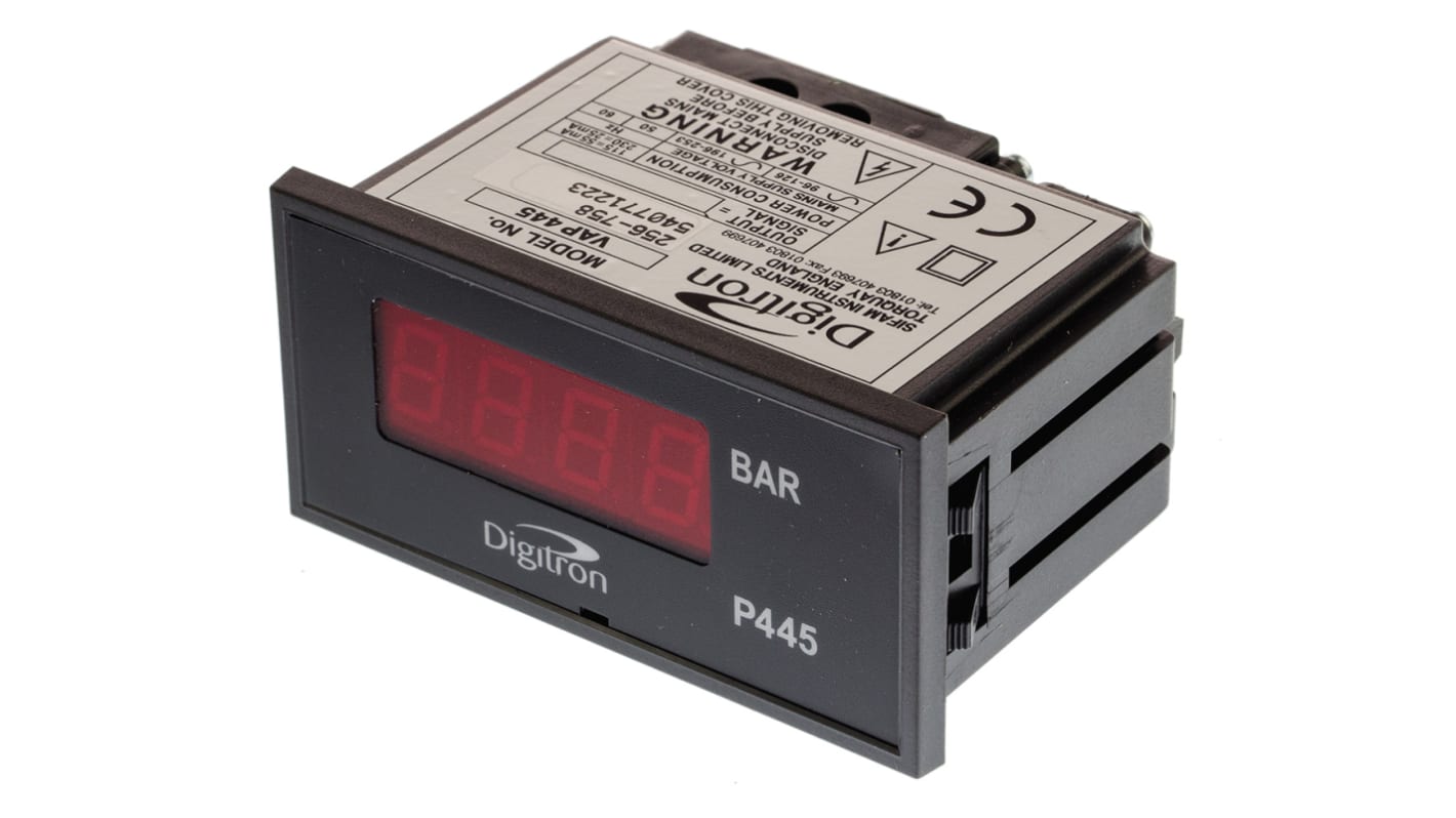 GP Pressure Indicator Digitron P445SR for use with GP Pressure Transducers & Indicator