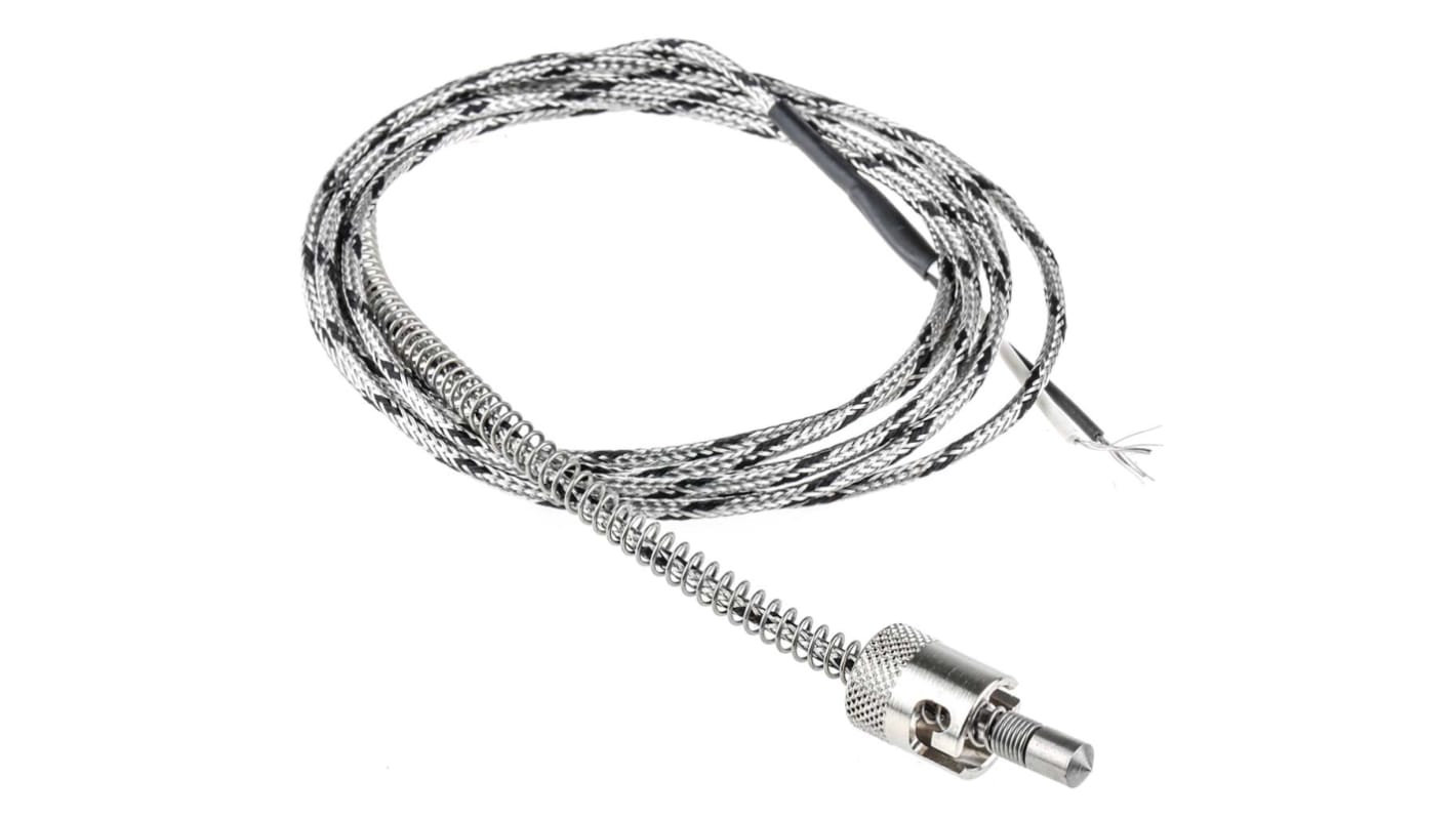 RS PRO Type J Thermocouple 170mm Length, 6mm Diameter → +350°C