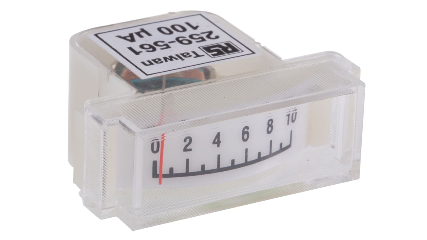 RS PRO 指针电流表, ±20 %精度, 50mm