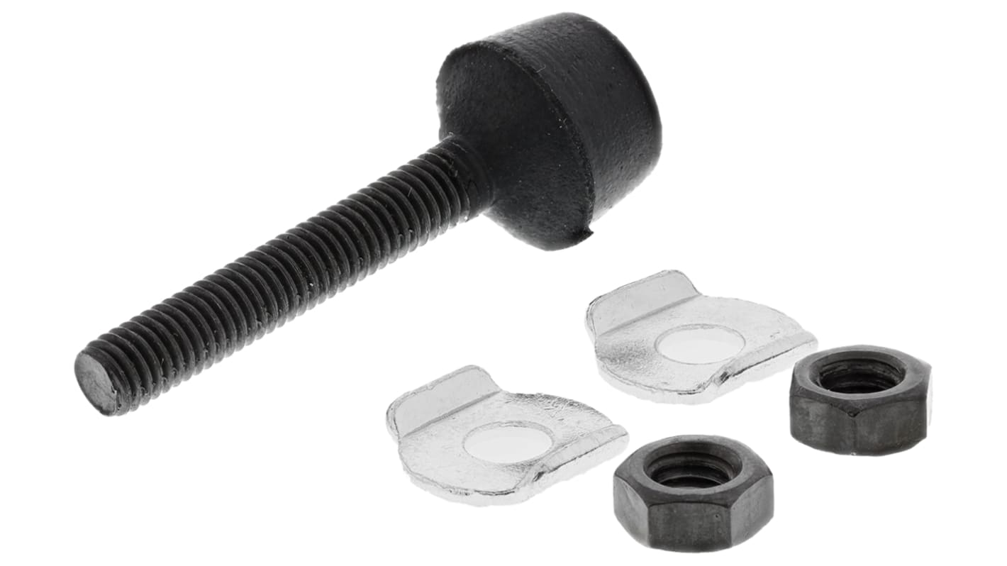 RS PRO Neoprene Tipped Adjustable Spindle, For Use With Toggle Clamp