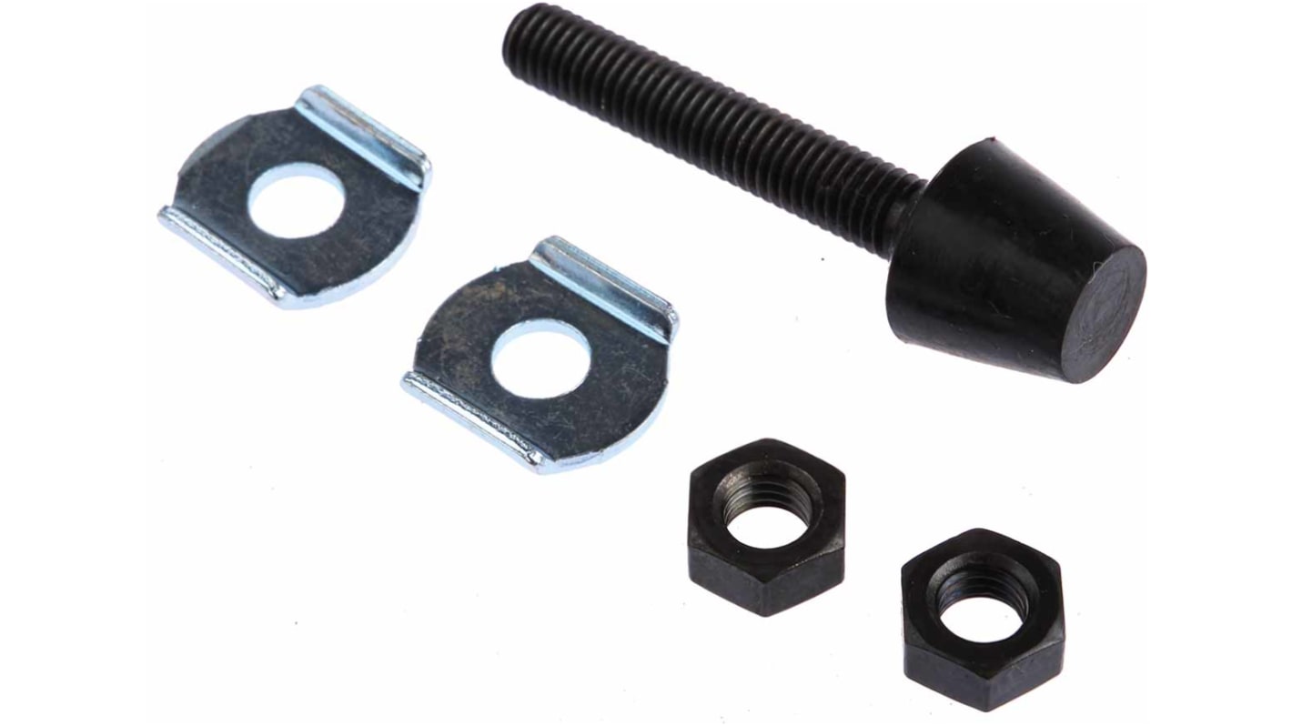 RS PRO Neoprene Tipped Adjustable Spindle, For Use With Toggle Clamp