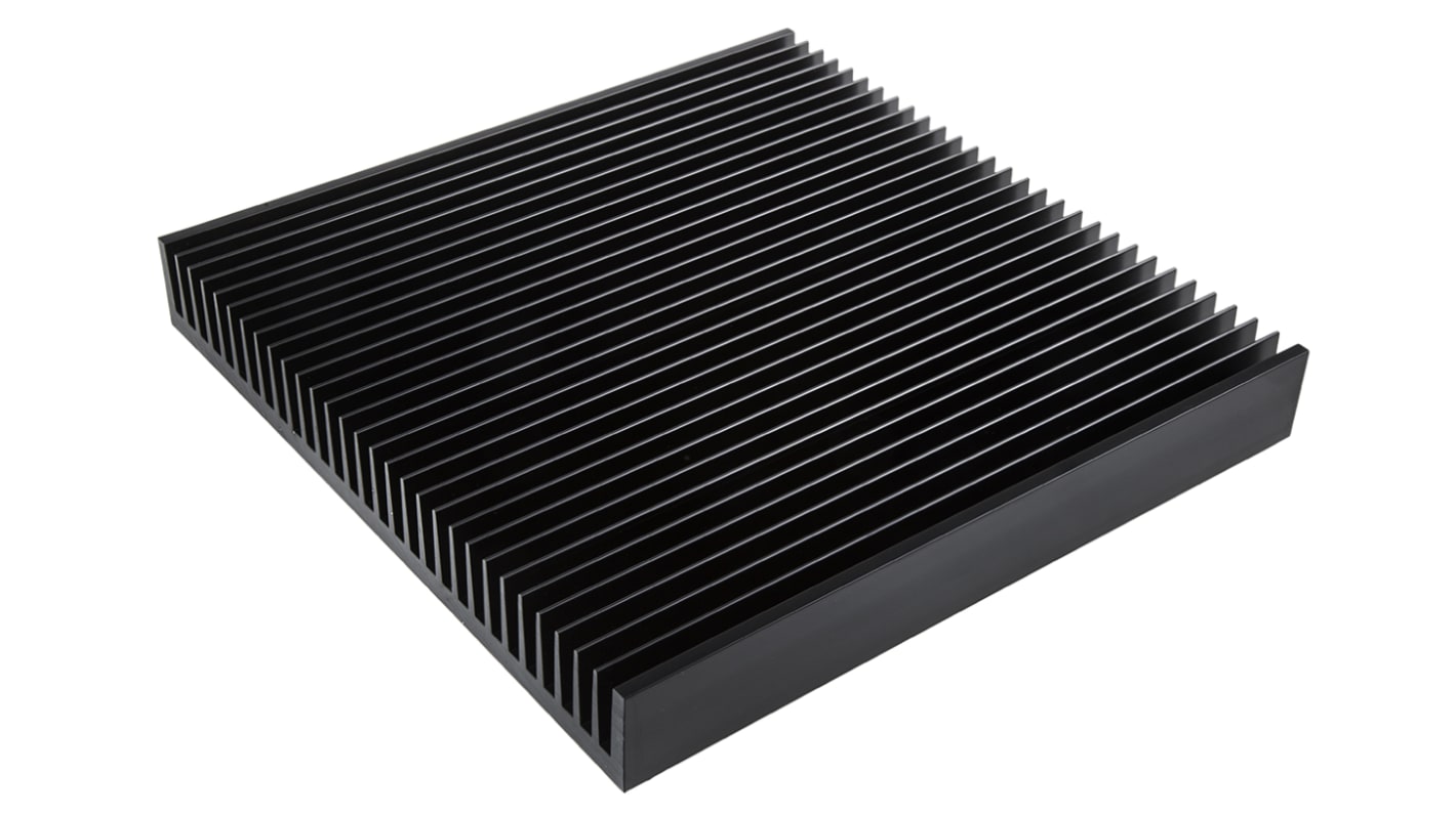 RS PRO Heatsink, Universal Square Alu, 0.29K/W, 300 x 300 x 40mm