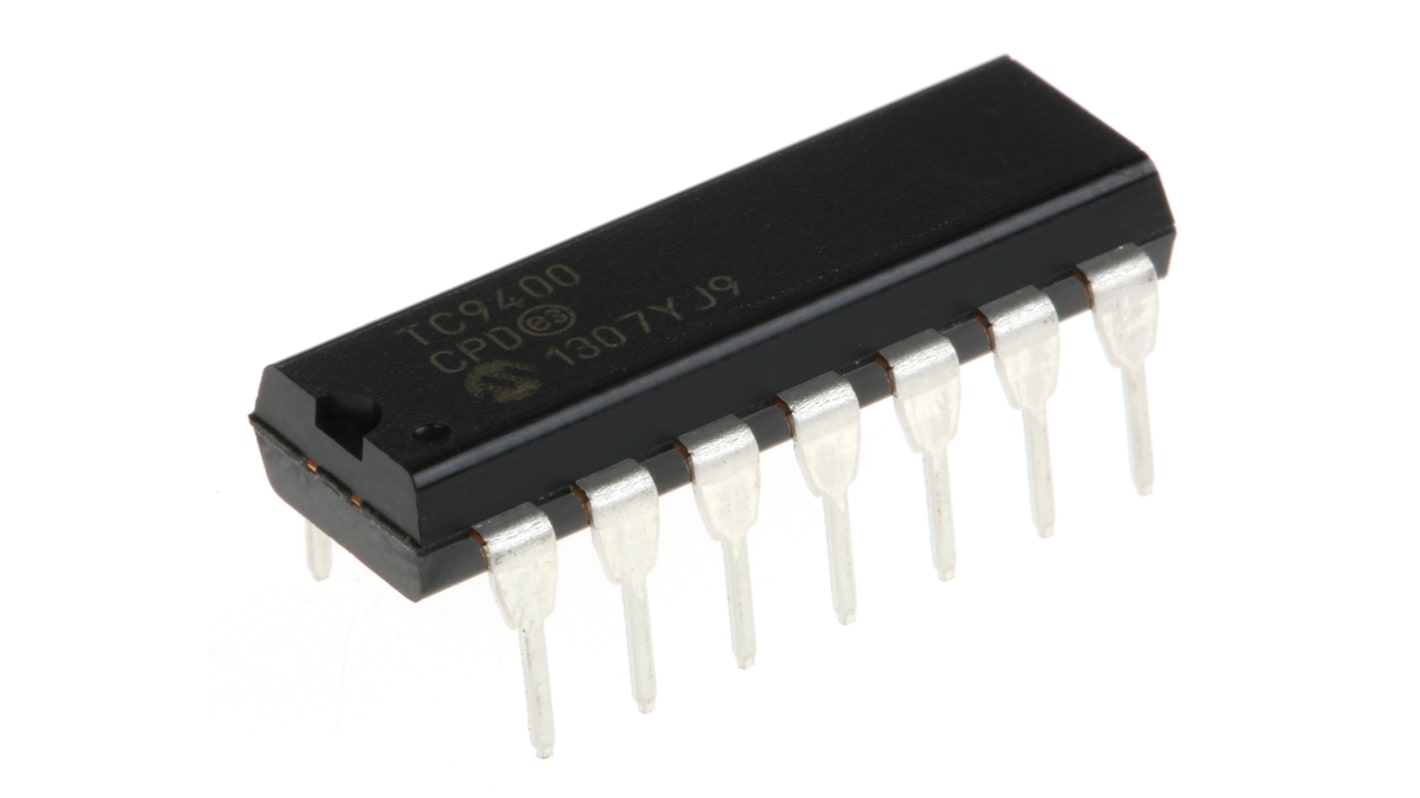 TC9400CPD, Voltage to Frequency Converter 100kHz ±0.25%FSR, 14-Pin PDIP