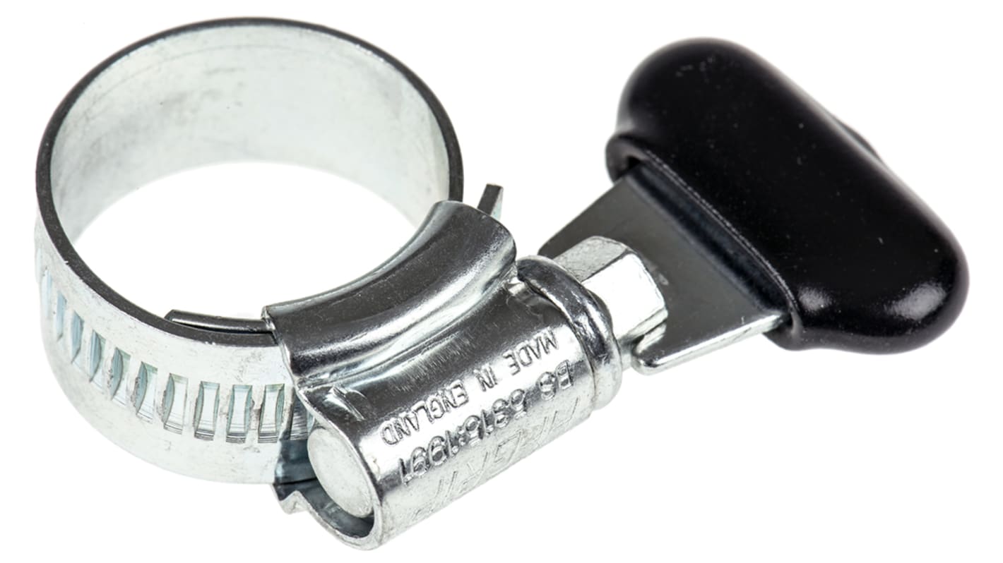 HI-GRIP 钢卡箍, 14 → 22mm内径, 带宽13mm, 蜗杆传动