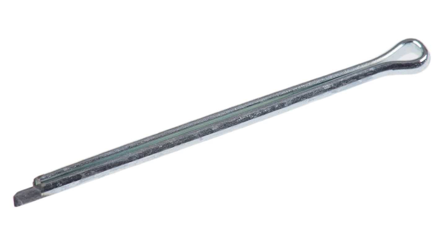 RS PRO 亮镀锌钢开口销, 直径2mm, 长32mm