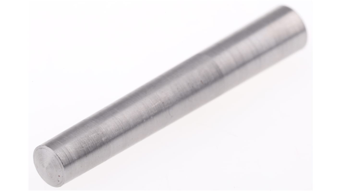 4mm Diameter Plain Steel Taper Dowel Pin 30mm Long