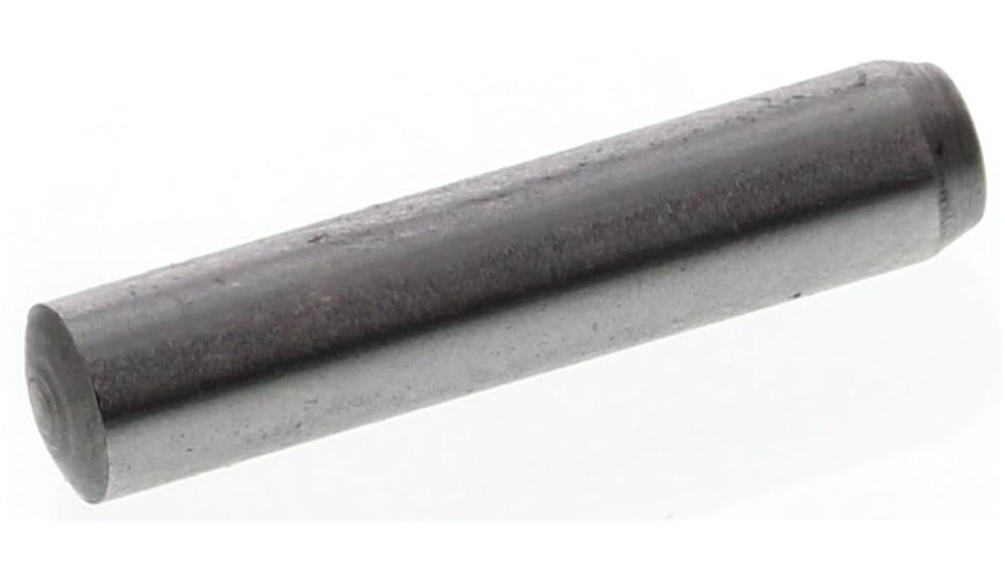 2.5mm Diameter Plain Steel Parallel Dowel Pin 12mm Long