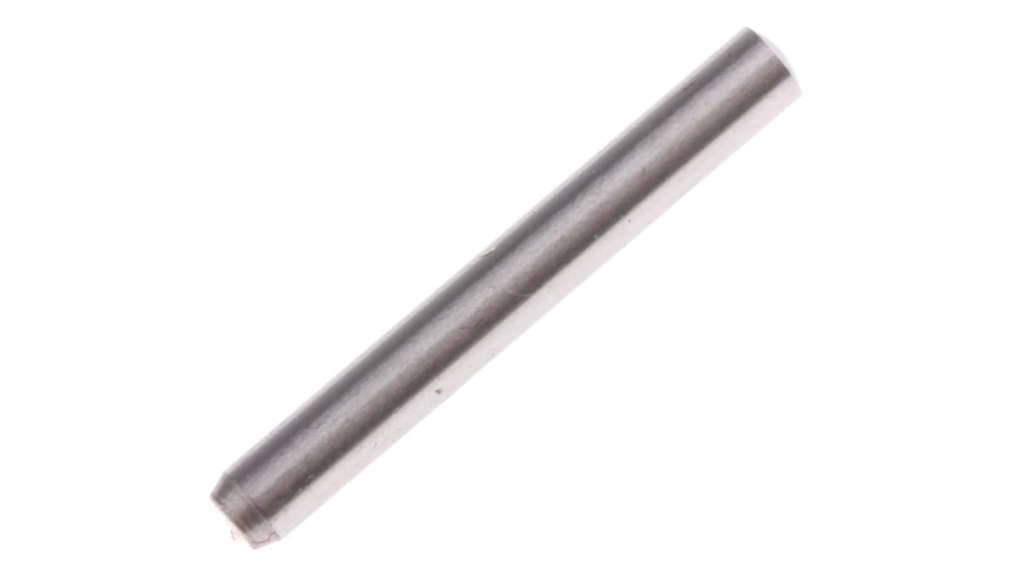 Pin tassello Parallelo RS PRO in Acciaio Liscio, diametro 2.5mm, lunghezza 20mm