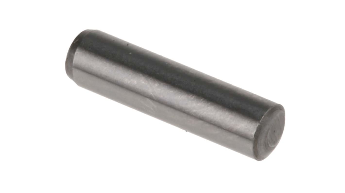 Pin tassello Parallelo RS PRO in Acciaio Liscio, diametro 3mm, lunghezza 12mm
