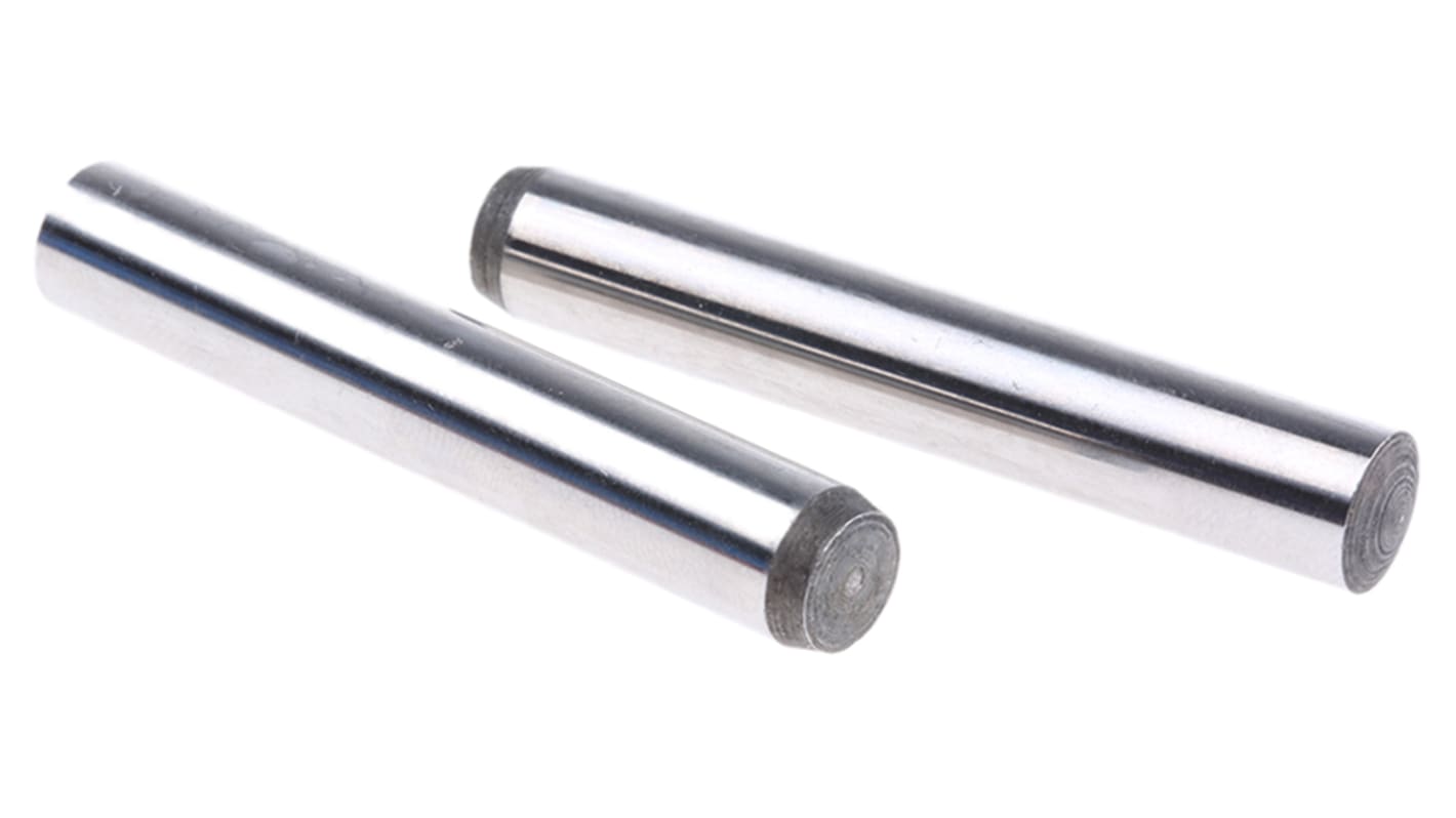 8mm Diameter Plain Steel Parallel Dowel Pin 50mm Long