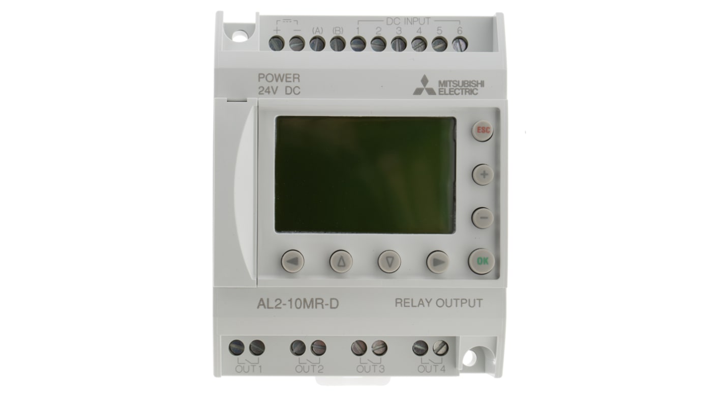 Rs-Online Modulo logico Mitsubishi Electric Alpha 2 ingressi: 6 uscite: 4